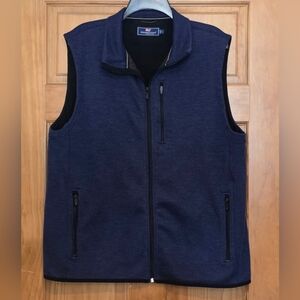 EUC Vineyard Vines Mountain Sweater Fleece Vest, Size Large